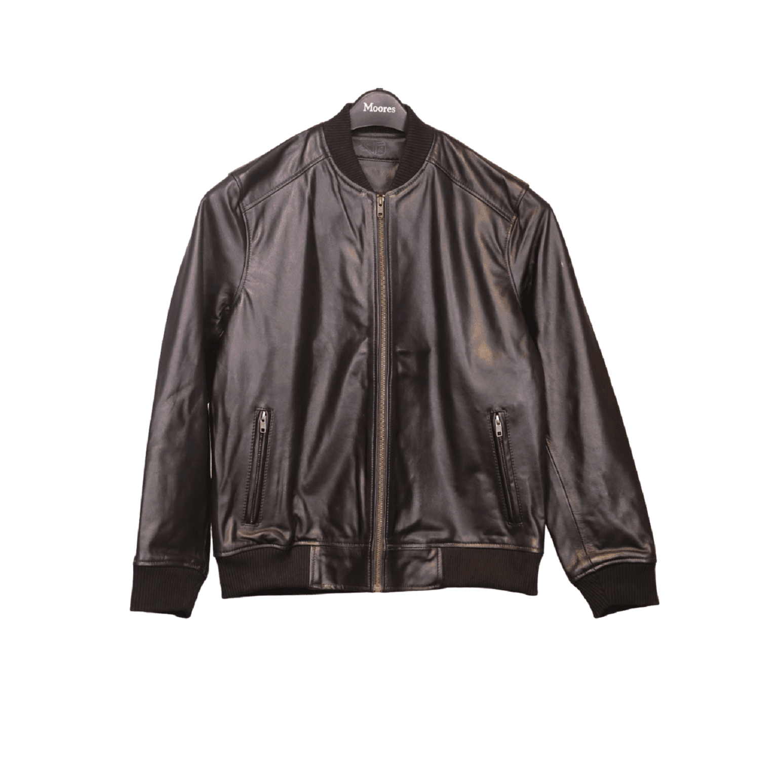 Stylish Black Leather Men's Jacket