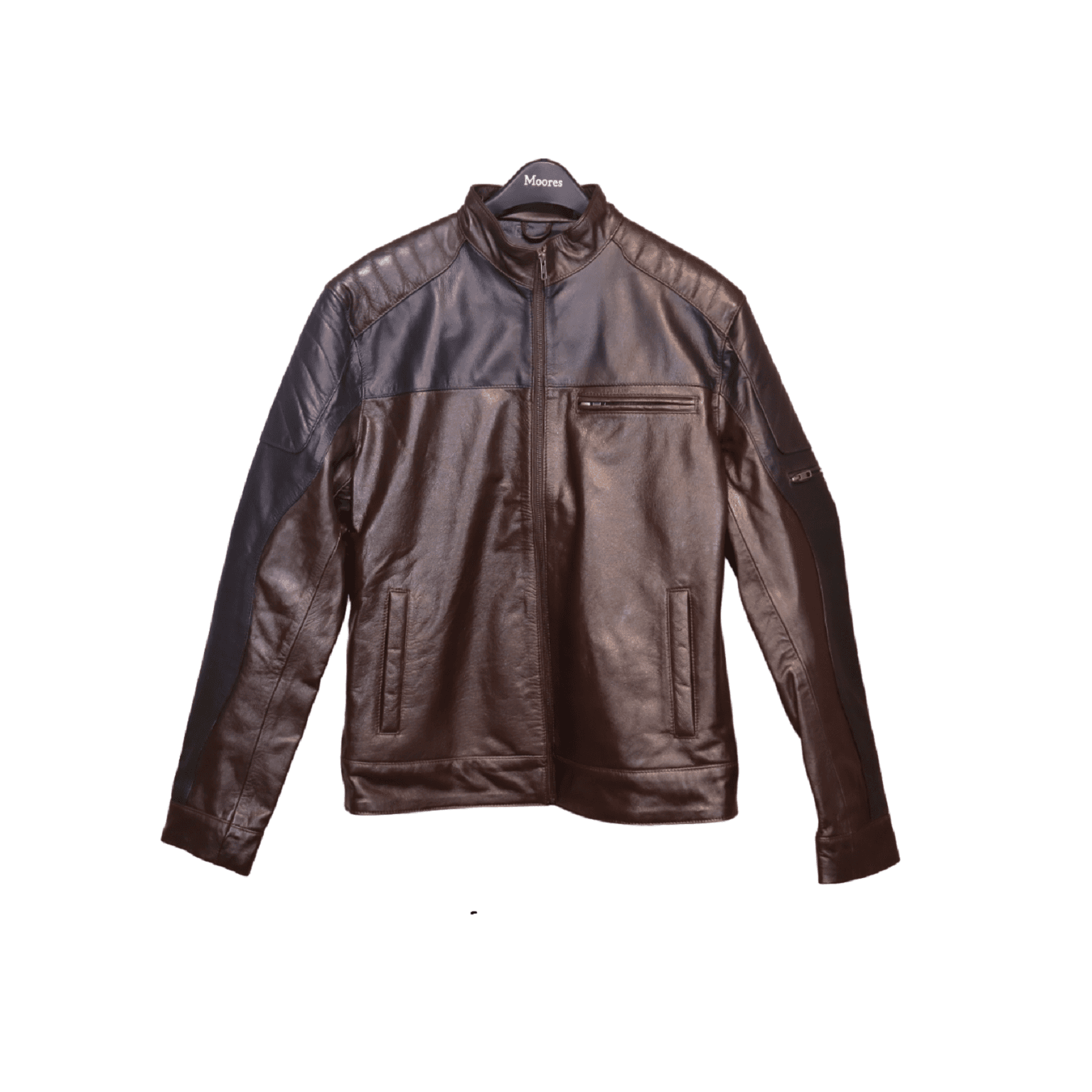 MEN VINTAGE WAXED LEATHER JACKET